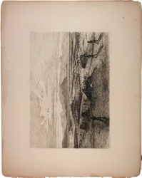 La linea di pattuglia esterna, inverno, 1876